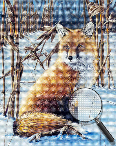 Fox in the Snow 5D DIY Diamond Painting Kits