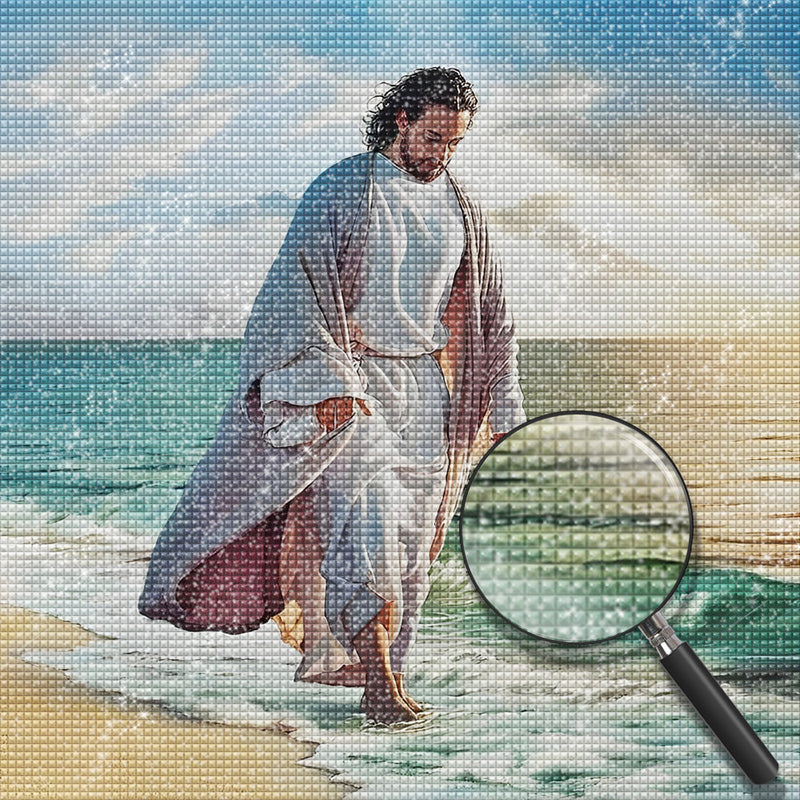 Jesus at the Seaside 5D DIY Diamond Painting Kits