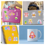 17Pcs Cute Love Theme Diamond Painting Stickers