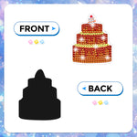 24Pcs Sweet Wedding Diamond Painting Fridge Magnets Kit