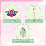2Pcs Double-Sided Diamond Painting Crystal Suncatcher Hanging Ornament - Gorgeous Bees