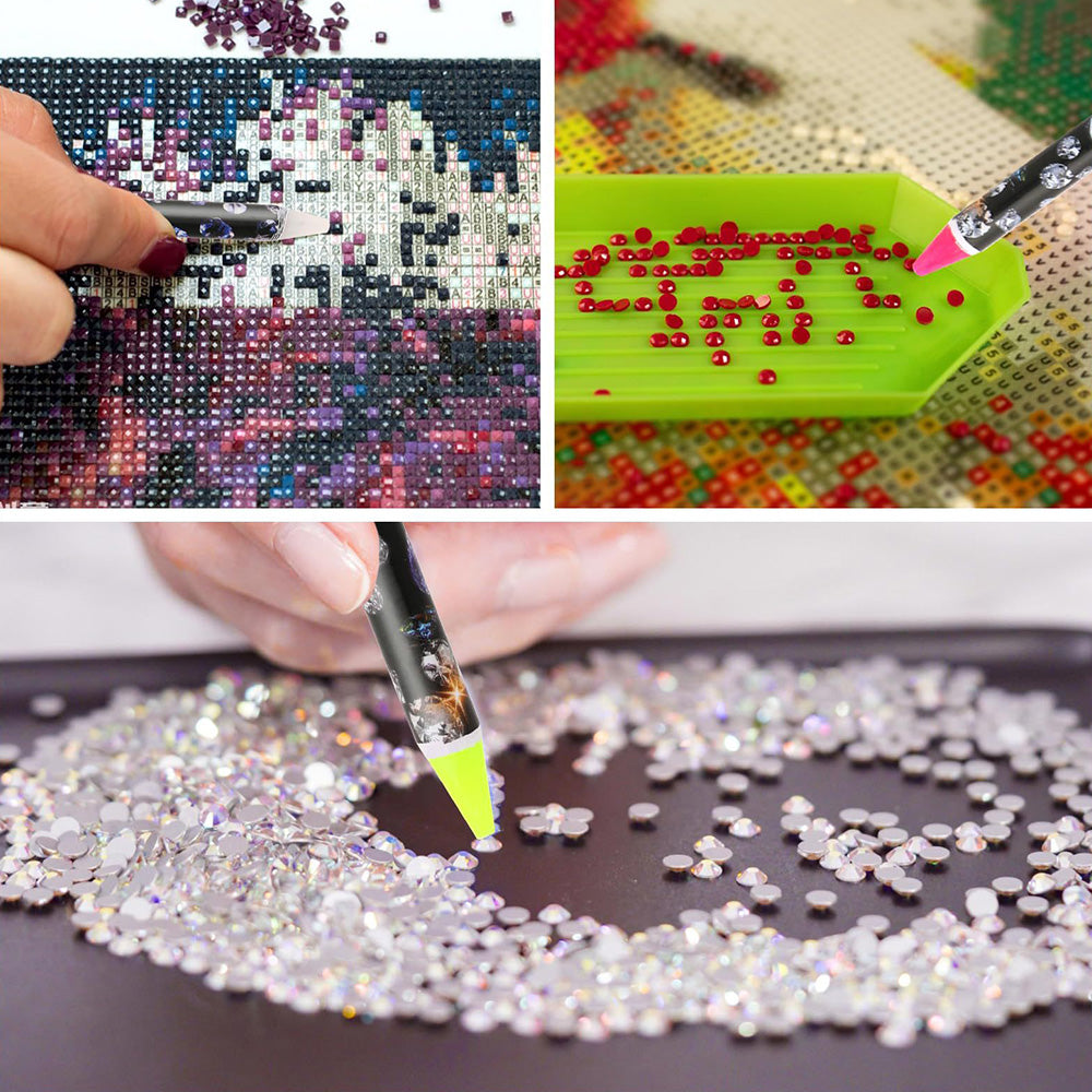 4PCS Diamond Painting Pen Self Adhesive with Pencil Sharpener