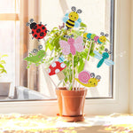 8PCS Beneficial Insects Diamond Painting Garden Stakes