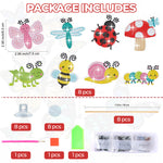 8PCS Beneficial Insects Diamond Painting Garden Stakes