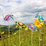 8PCS Colorful Sea Turtles Diamond Painting Garden Stakes
