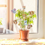 8PCS Cute Animal Cubs Diamond Painting Garden Stakes