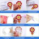 8PCS Cute Animals Diamond Painting Garden Stakes