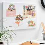 8Pcs Sleeping Animals Diamond Painting Fridge Magnets Kit