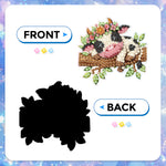 8Pcs Sleeping Animals Diamond Painting Fridge Magnets Kit