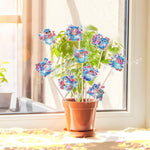 9PCS Cute Owls Diamond Painting Garden Stakes