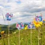 9PCS Cute Owls Diamond Painting Garden Stakes