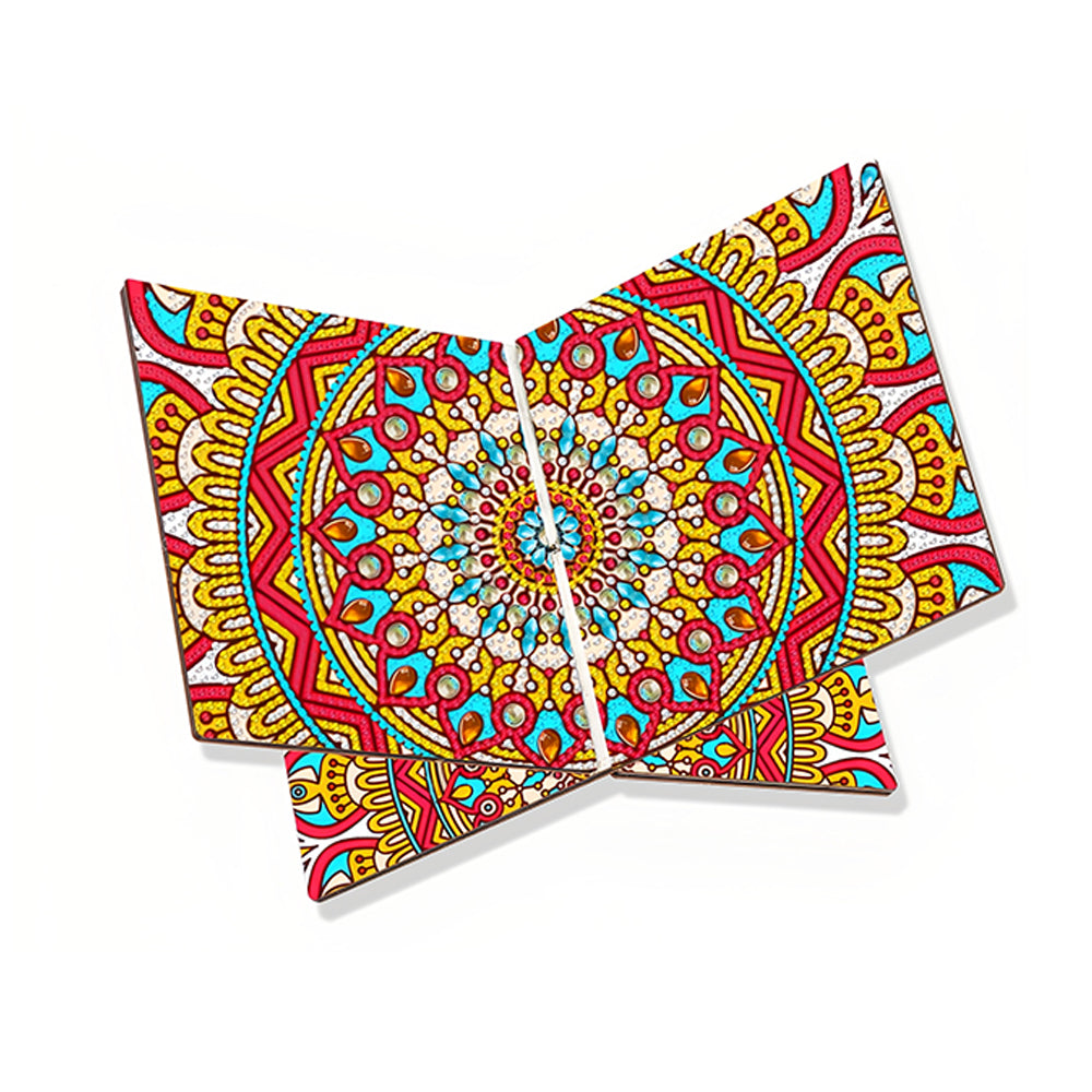 Golden Mandala Wooden Hands-Free Desktop Book Holder Diamond Painting Kits