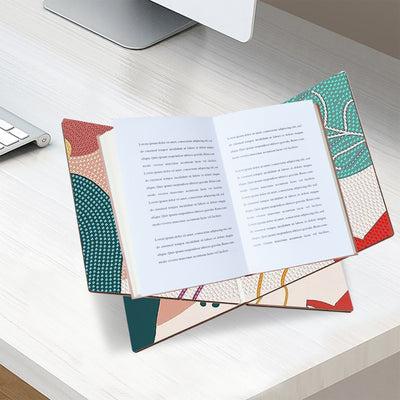 Abstract Pattern Wooden Hands-Free Desktop Book Holder Diamond Painting Kits