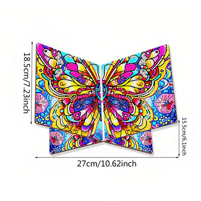 Gorgeous Butterfly Wooden Hands-Free Desktop Book Holder Diamond Painting Kits