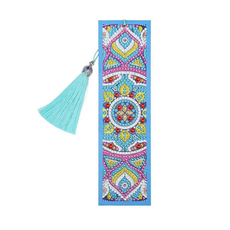 Mandala Pattern Leather Bookmark Diamond Painting Kits