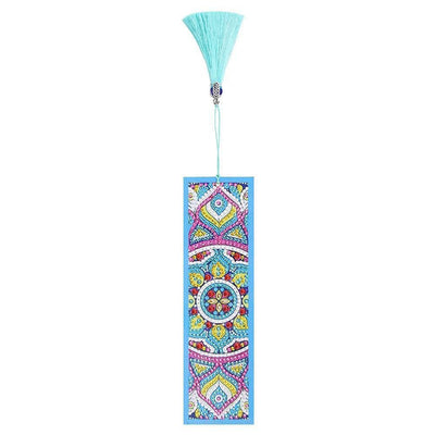 Mandala Pattern Leather Bookmark Diamond Painting Kits