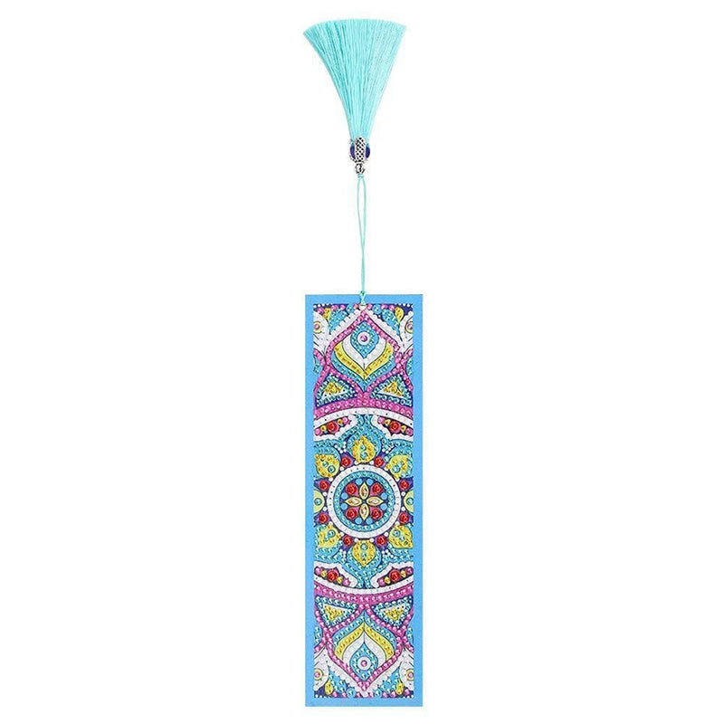 Mandala Pattern Leather Bookmark Diamond Painting Kits