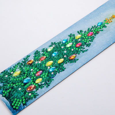 Christmas Tree Leather Bookmark Diamond Painting Kits