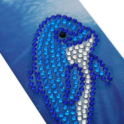 Cute Blue Dolphin Leather Bookmark Diamond Painting Kits