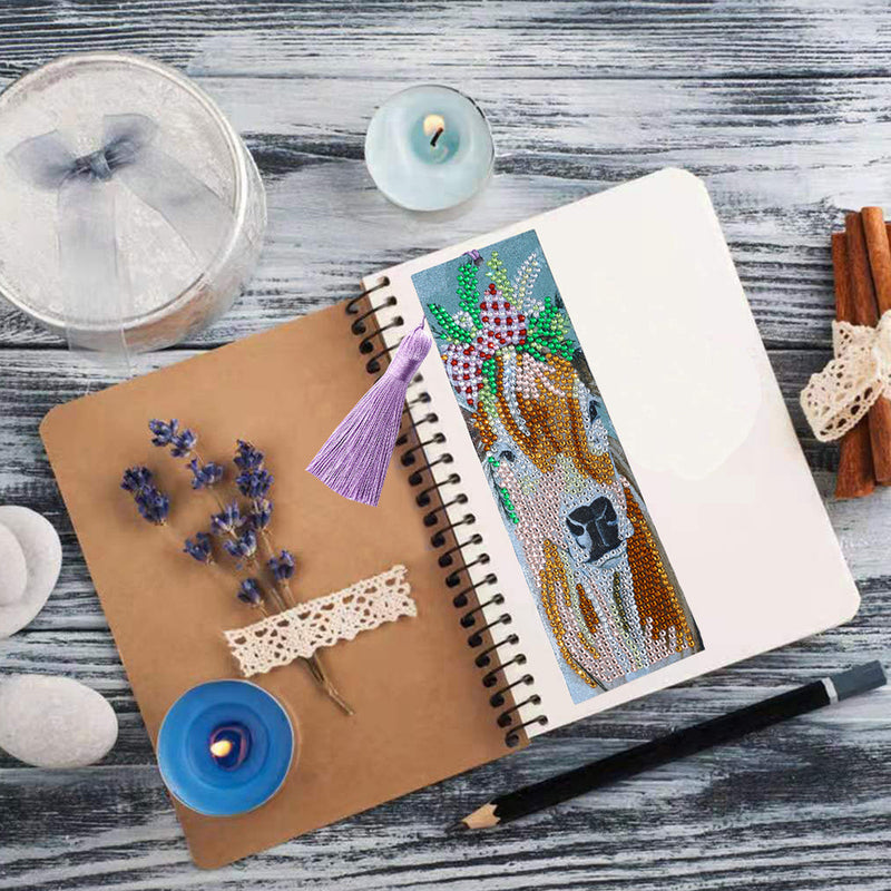 Spring Cow Leather Bookmark Diamond Painting Kits