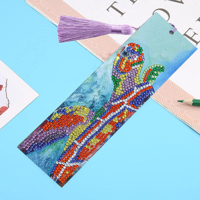 Colorful Turtle Leather Bookmark Diamond Painting Kits