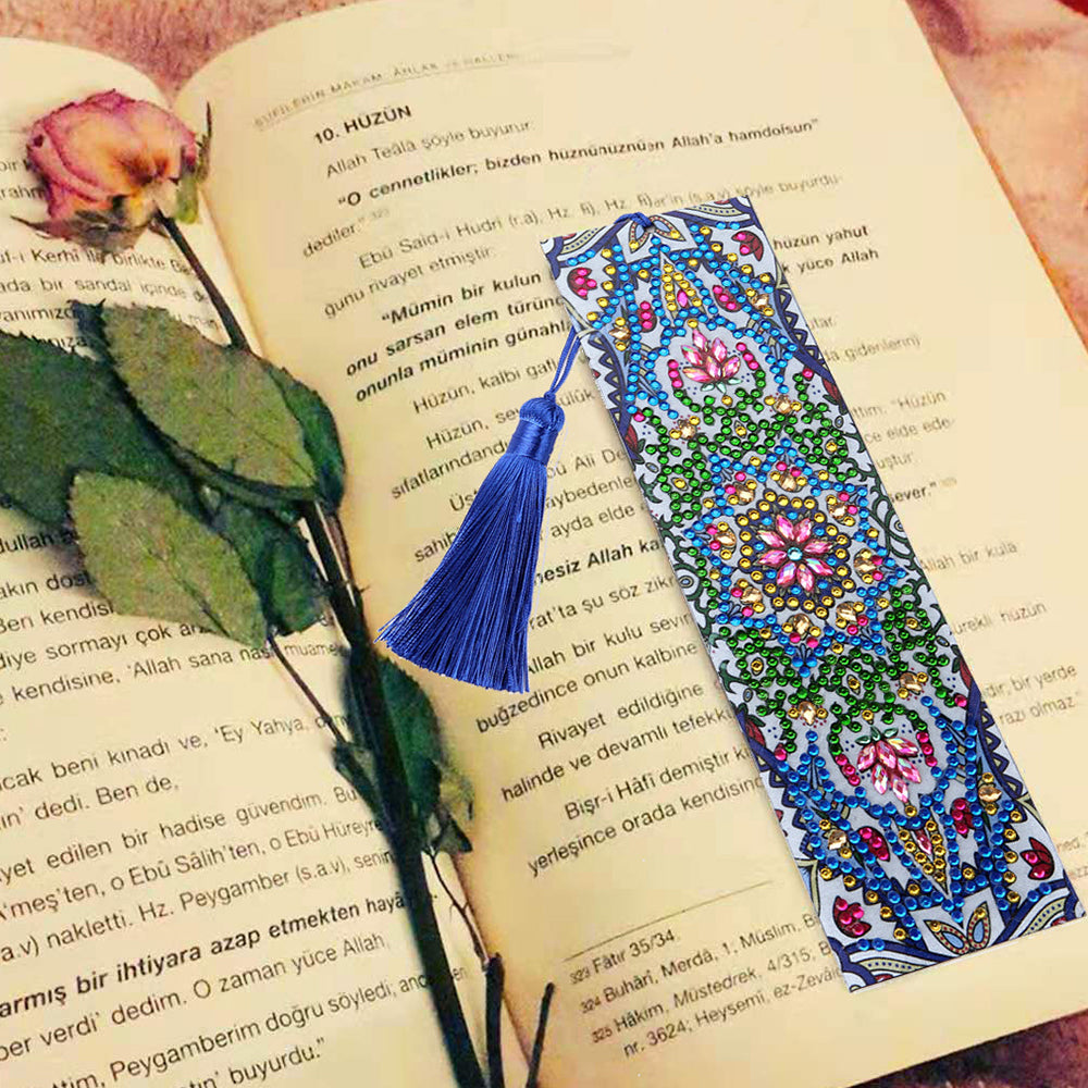 Complex Mandala Leather Bookmark Diamond Painting Kits