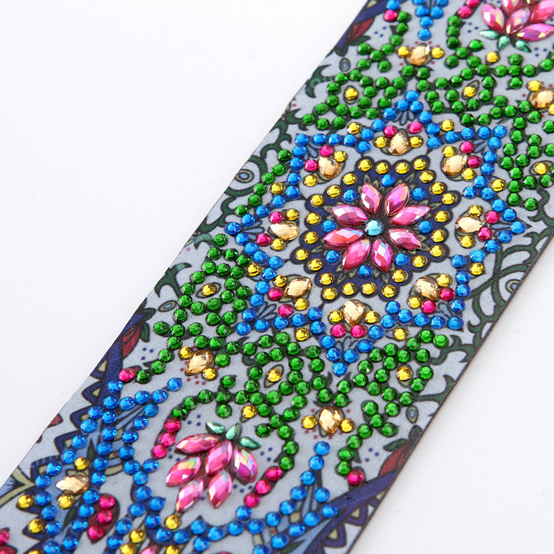 Complex Mandala Leather Bookmark Diamond Painting Kits