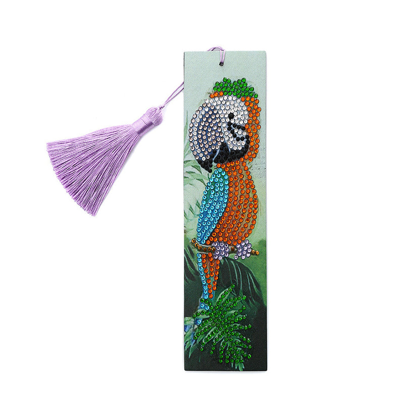 Orange Toucan Leather Bookmark Diamond Painting Kits