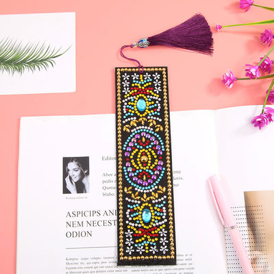 Vintage Mandala Leather Bookmark Diamond Painting Kits