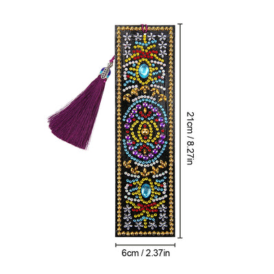 Vintage Mandala Leather Bookmark Diamond Painting Kits