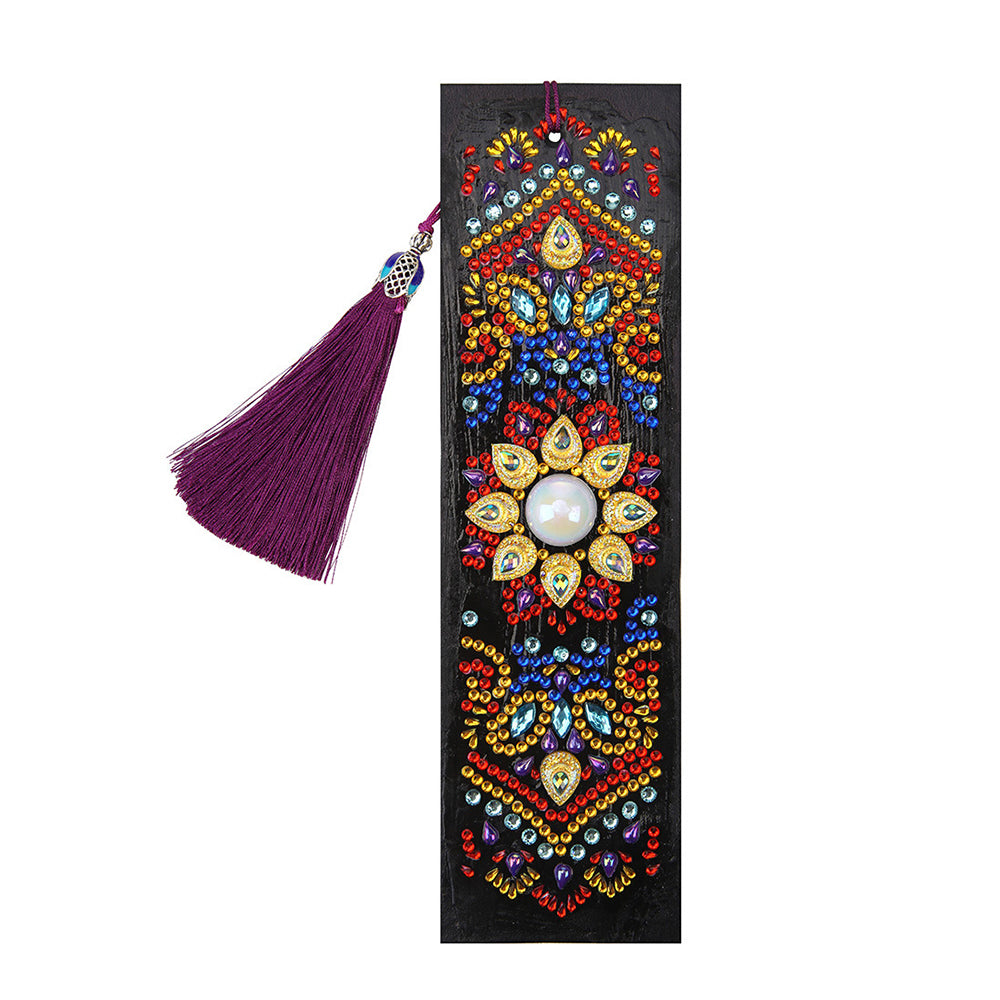 Retro Mandala Leather Bookmark Diamond Painting Kits