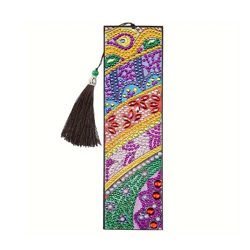 Beautiful Pattern Leather Bookmark Diamond Painting Kits