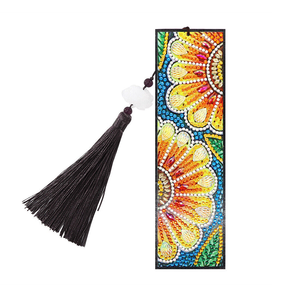 Brilliant Daisies Leather Bookmark Diamond Painting Kits