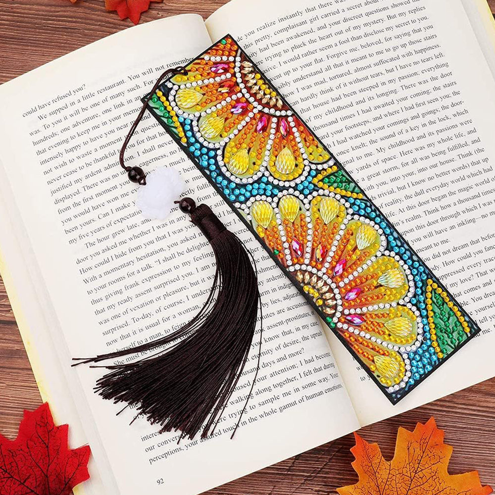 Brilliant Daisies Leather Bookmark Diamond Painting Kits