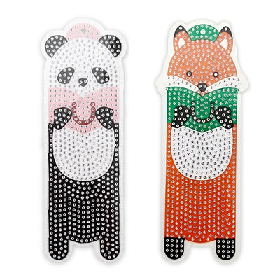 5Pcs Cute Animals Acrylic Bookmark Diamond Painting Kits