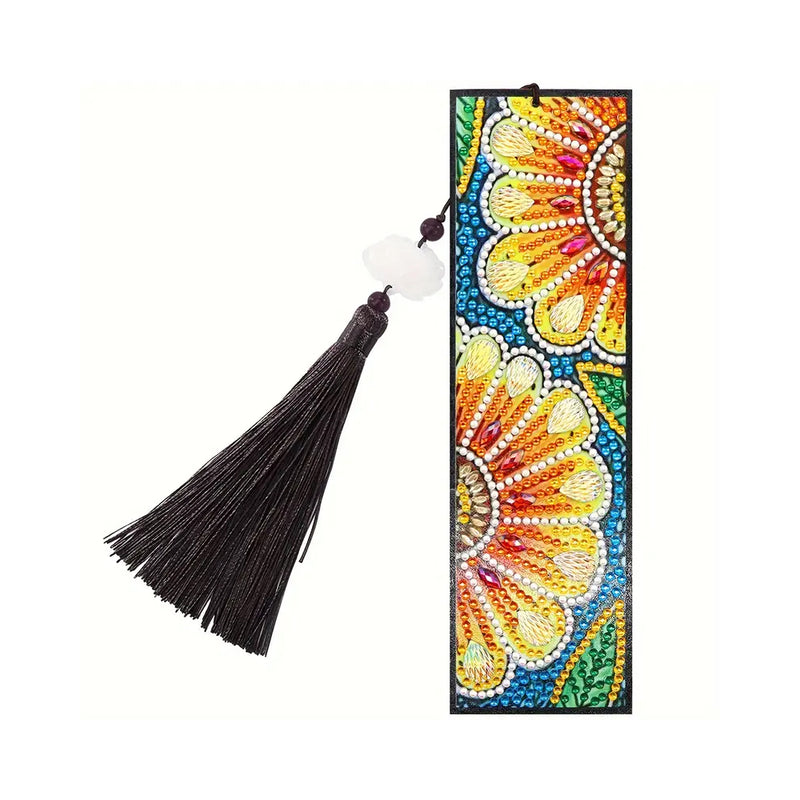 3Pcs Beautiful Mandala Leather Bookmark Diamond Painting Kits