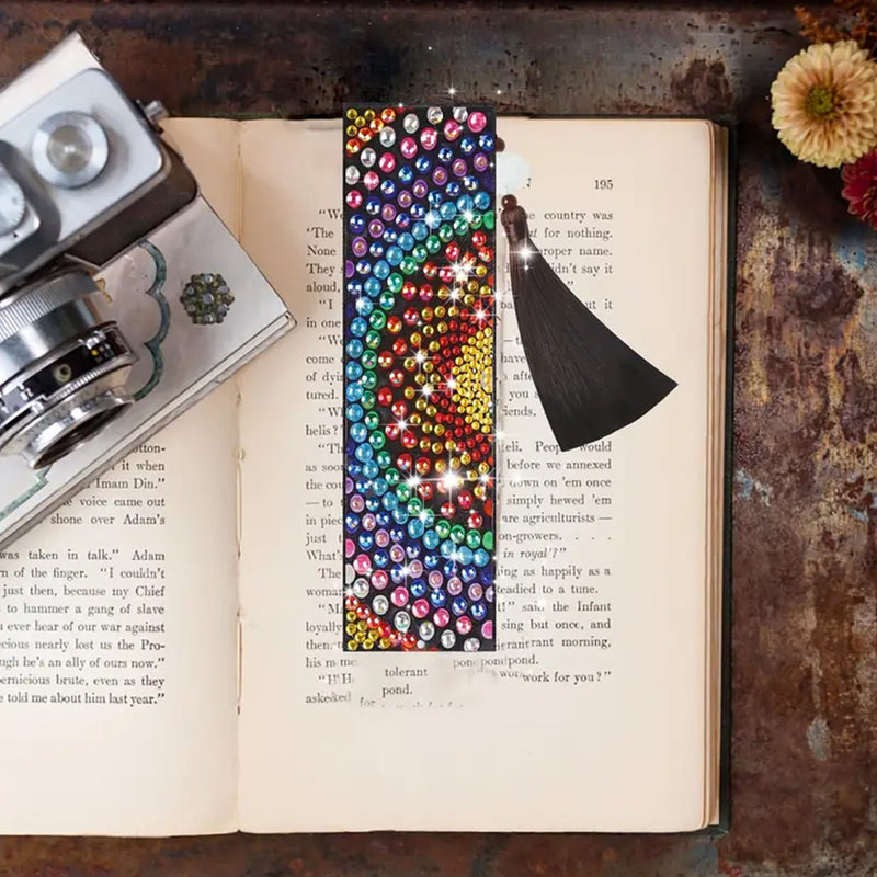 Polka Dot Semicircle Leather Bookmark Diamond Painting Kits