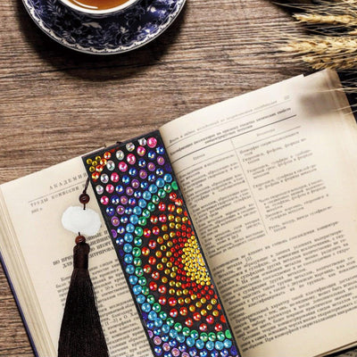 Polka Dot Semicircle Leather Bookmark Diamond Painting Kits