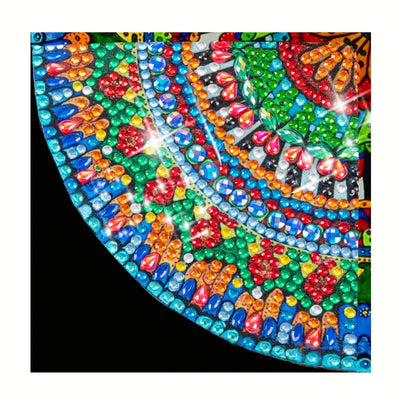 4Pcs Popular Mandala PU Corner Cover Bookmark Diamond Painting Kits