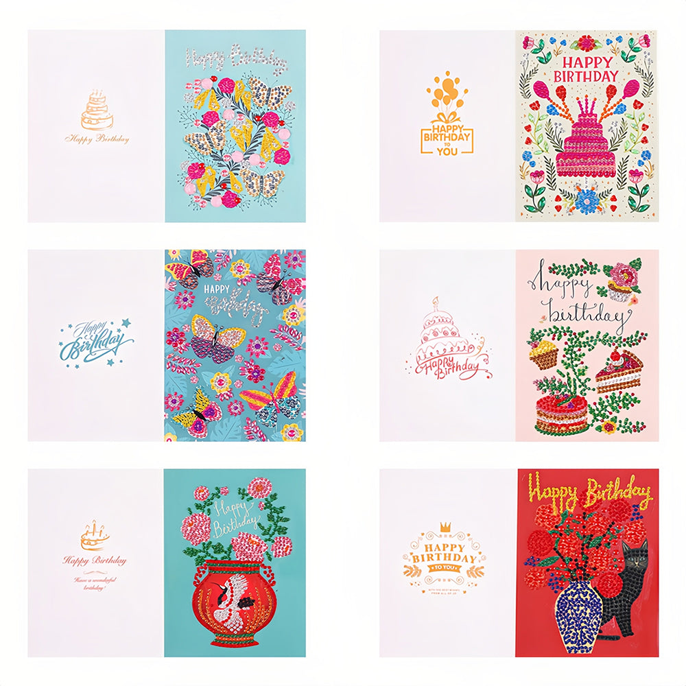 Birthday Cards | 6 Pieces