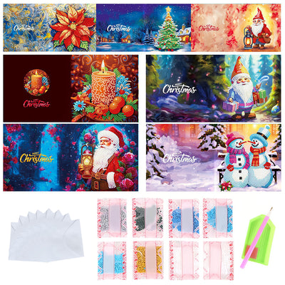 Christmas Greeting Cards | 8 Pieces