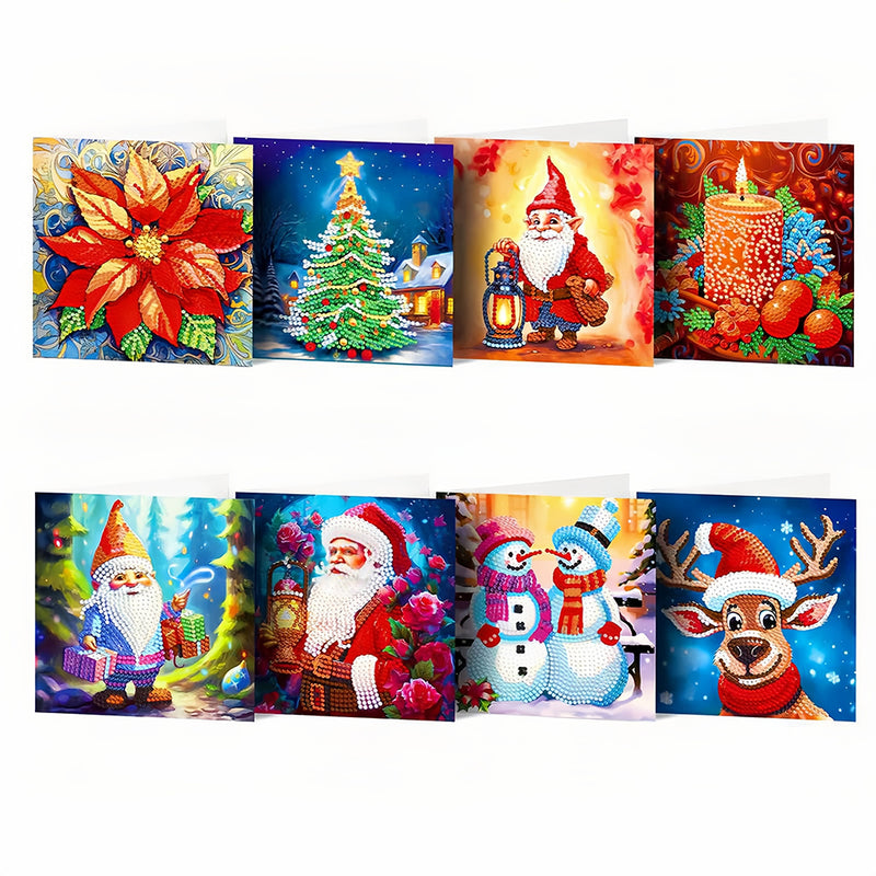 Christmas Greeting Cards | 8 Pieces