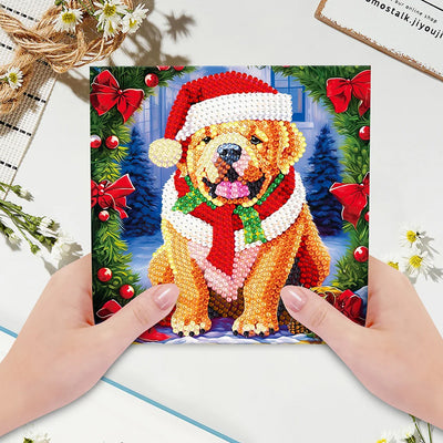 Christmas Dogs and Cats Greeting Cards | 8 Pieces