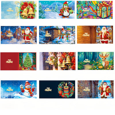 Christmas Greeting Cards | 12 Pieces