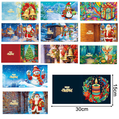 Christmas Greeting Cards | 12 Pieces