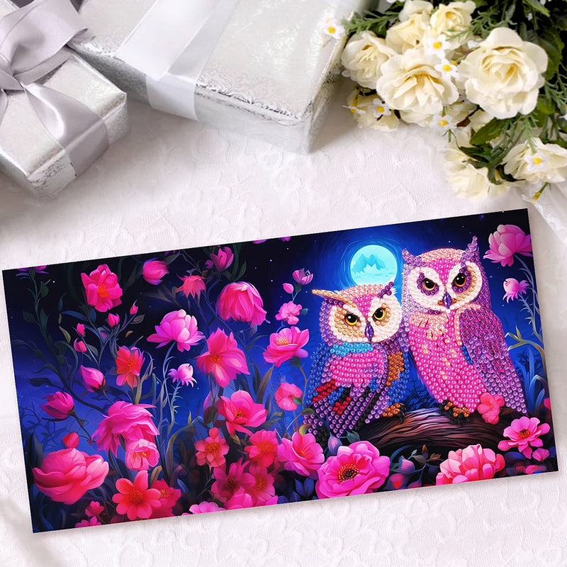 Owls at Night Greeting Cards | 12 Pieces