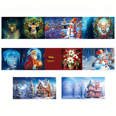 Christmas Greeting Cards | 8 Pieces