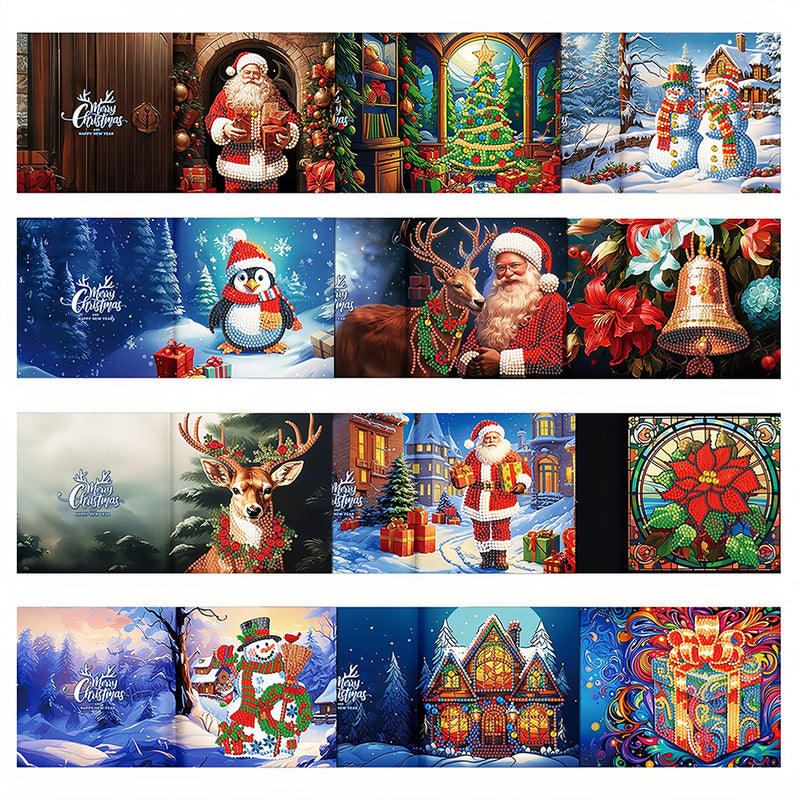 Christmas Greeting Cards | 12 Pieces