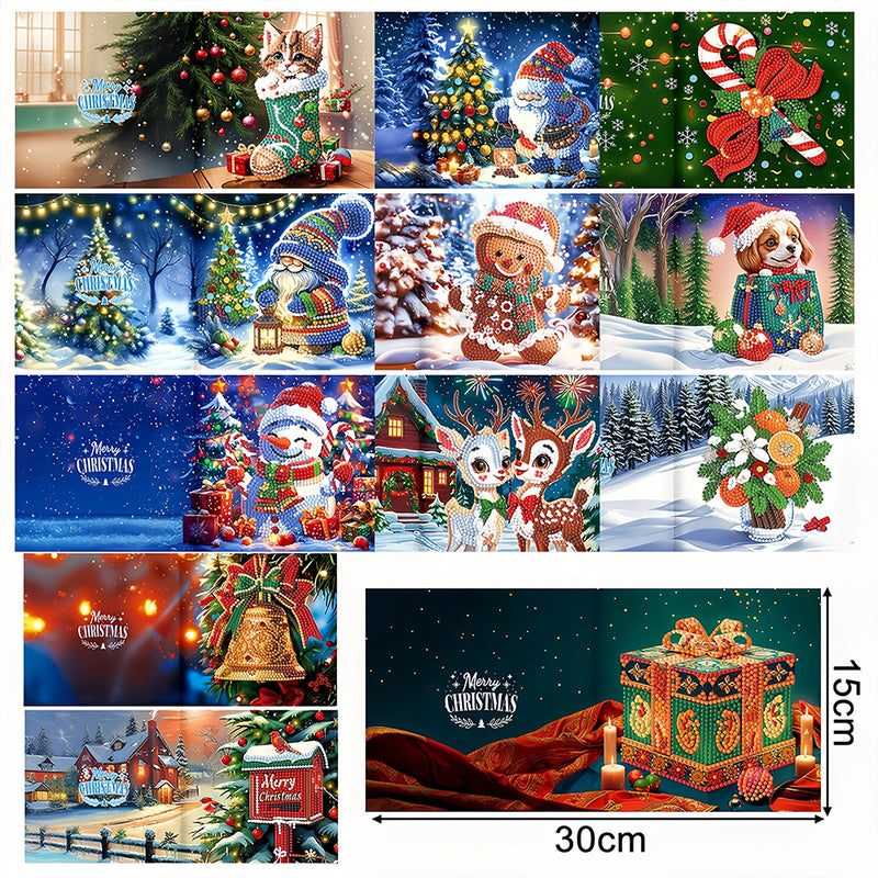 Christmas Greeting Cards | 12 Pieces