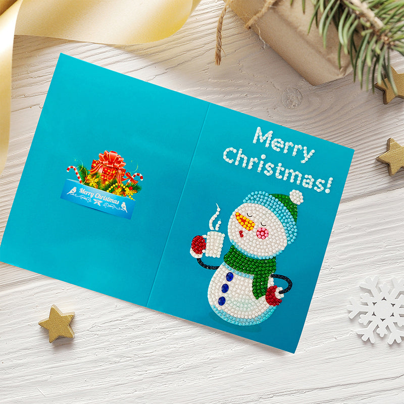 Cartoon Christmas Greeting Cards | 6 Pieces